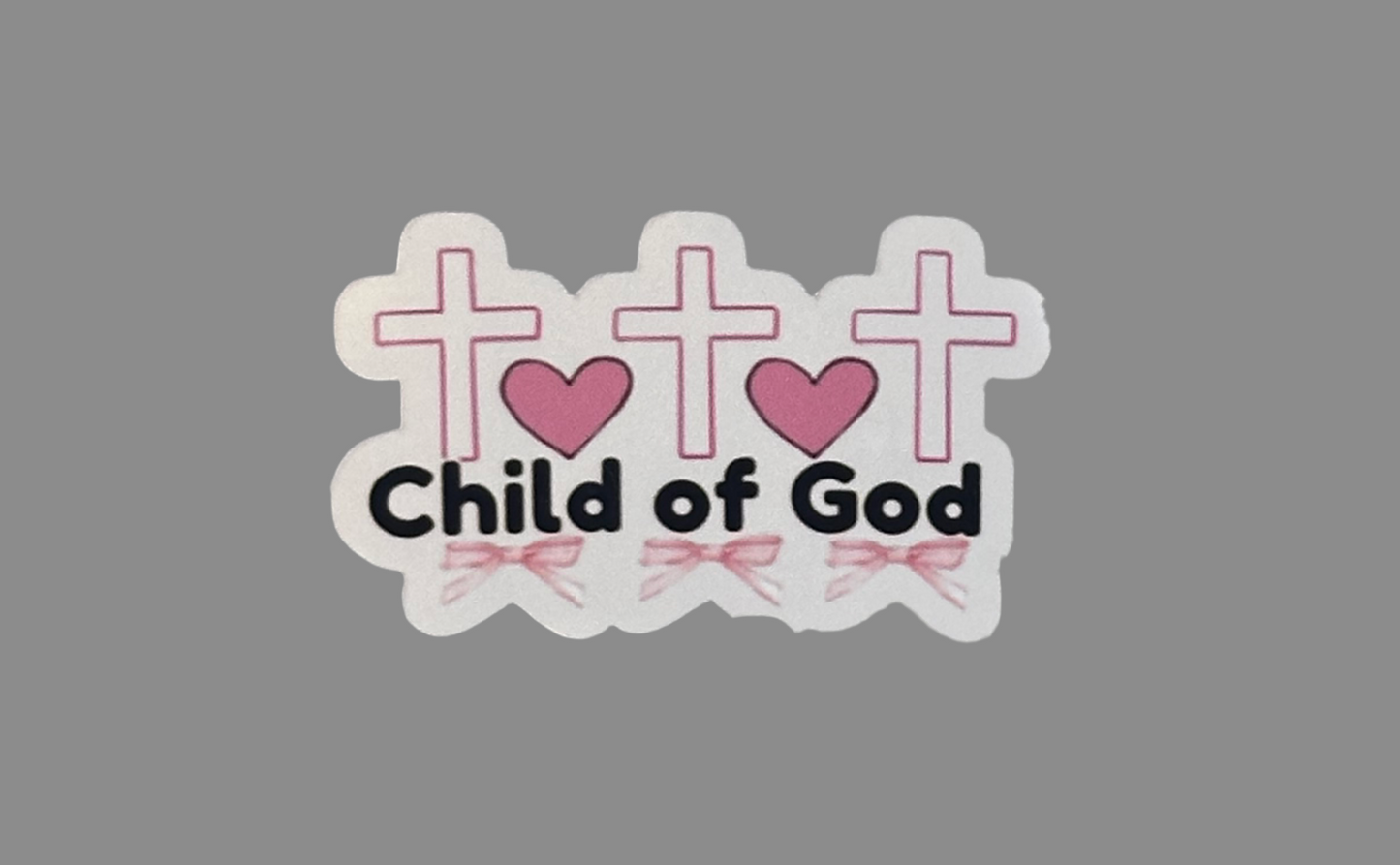 NEW! Child of God sticker