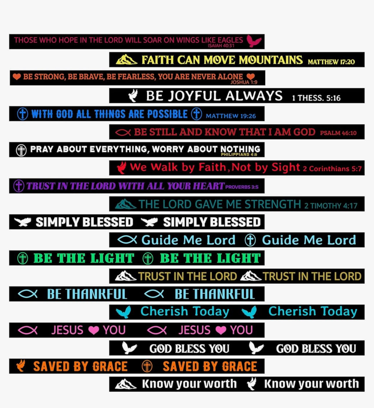 Bible Verse Bracelets