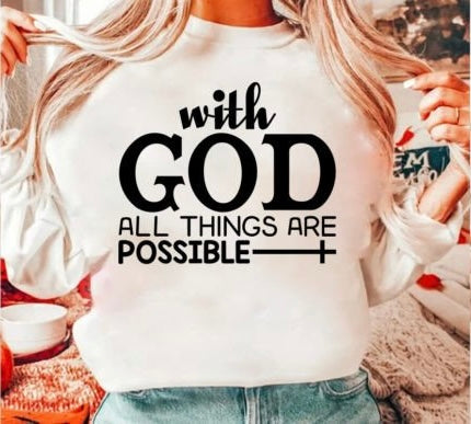 Women’s With GOD Sweatshirt