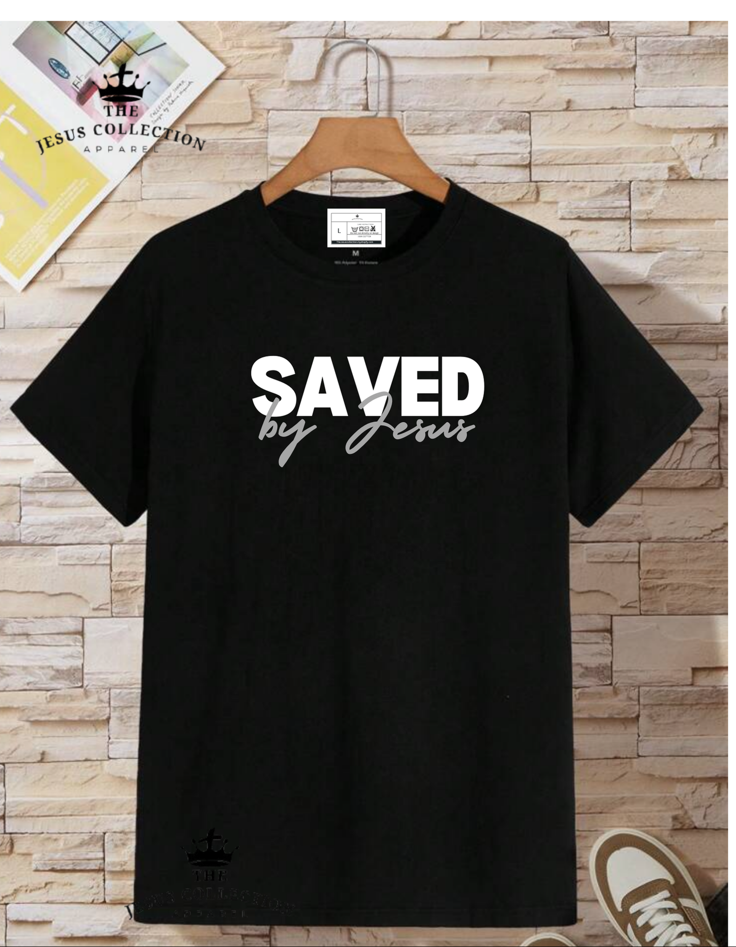 NEW!Unisex SAVED By Jesus t-shirt